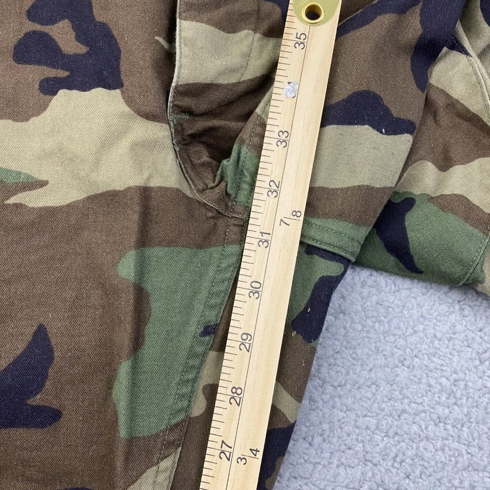 Military Trousers Woodland Camo Uniform Pants Size Medium Regular - Picture 7 of 7